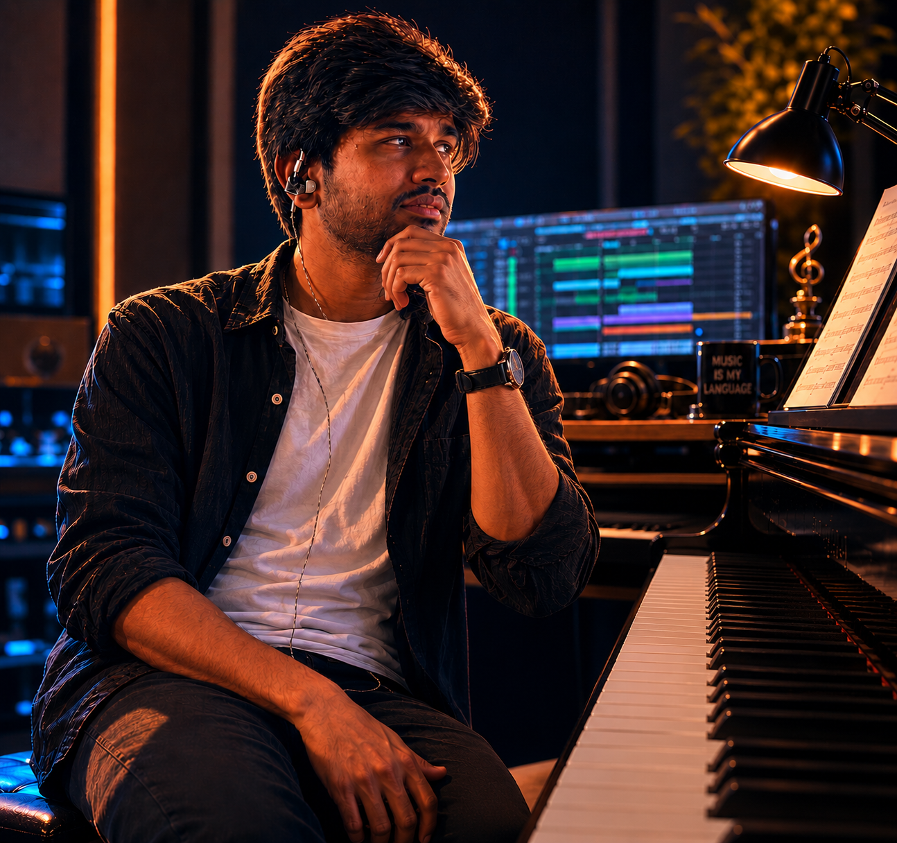 Lazante in studio